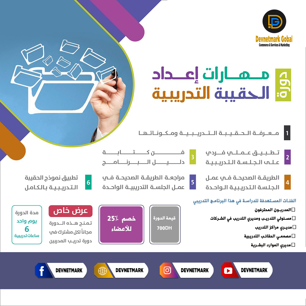 A course in the skill of preparing and designing professional training bags